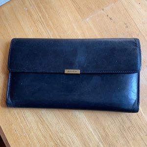 Coach wallet vintage leather black 7,5x4”
